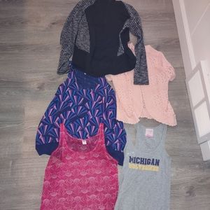 Women's shirt bundle size small.